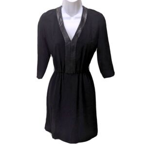 Aritzia Black Midi Dress